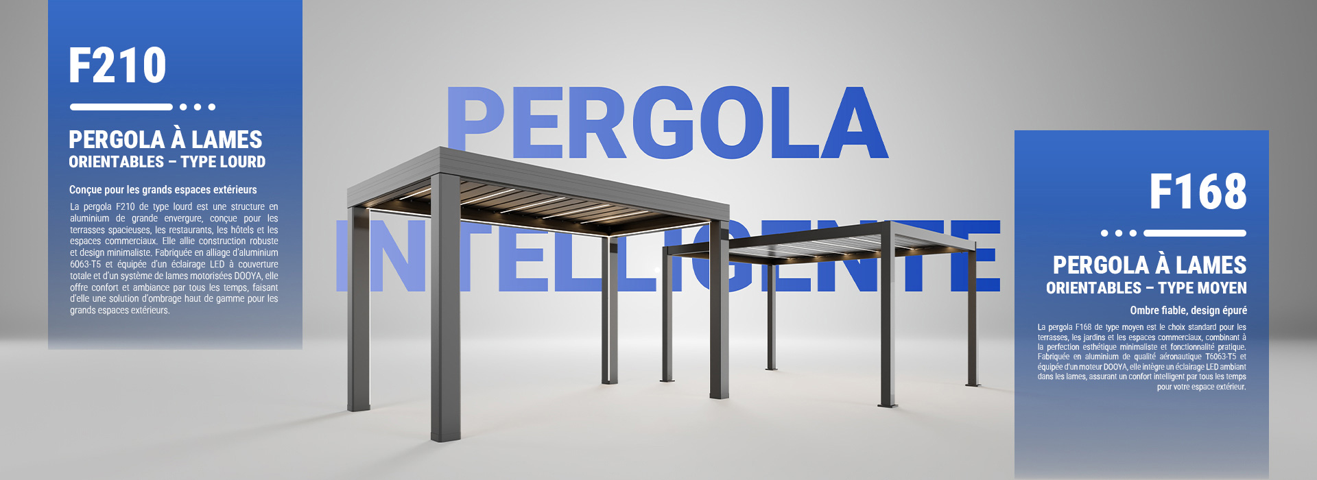 Pergola Bioclimatique en Aluminium
