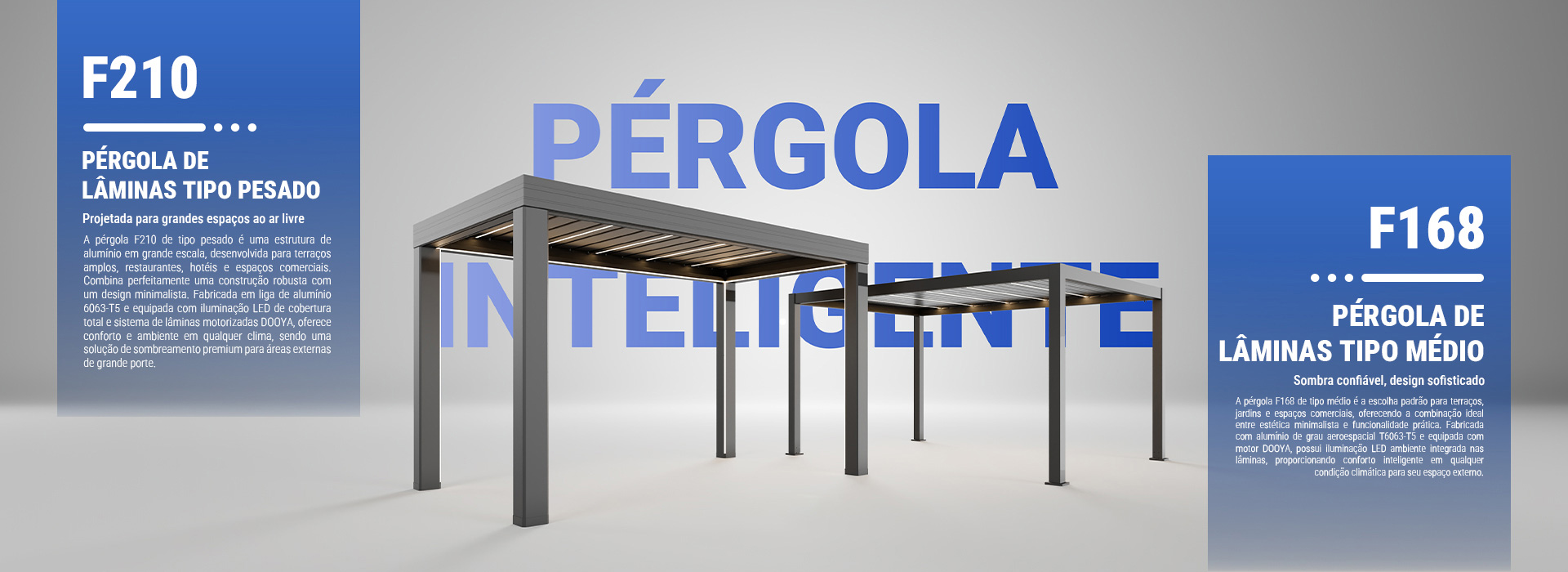 Pérgola Bioclimática de Alumínio