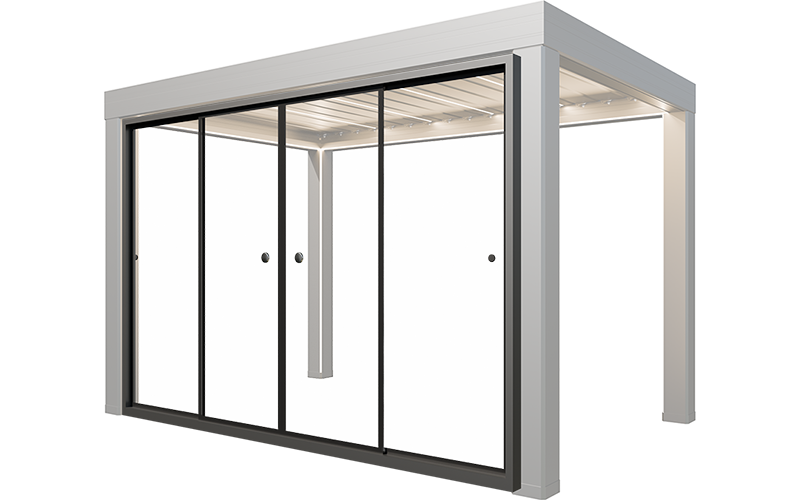Glass doors