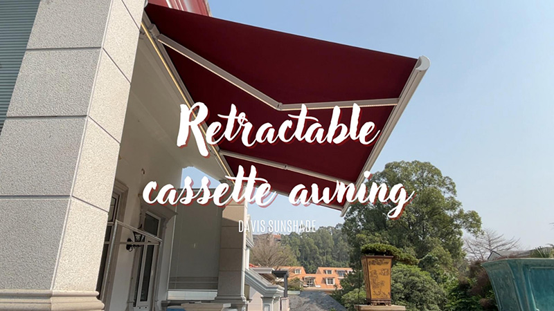 Retractable cassette awning - New shading solution for your yard