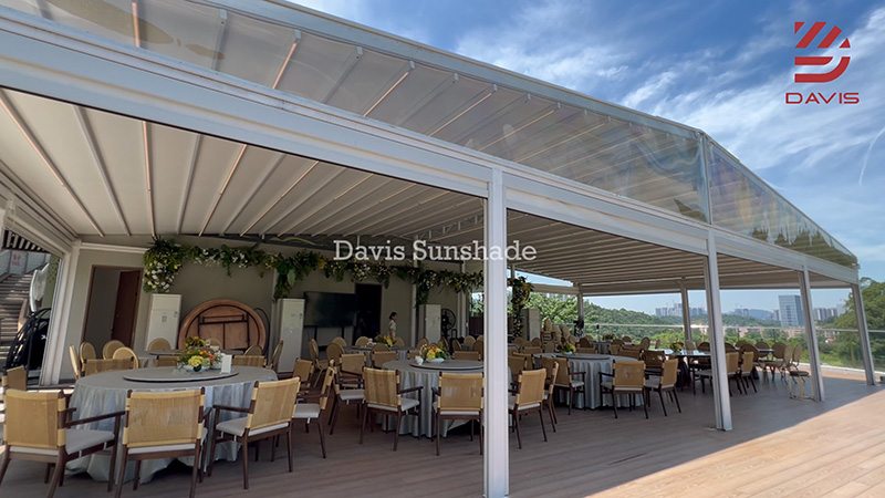 Turn your patios into year-round destinations with our retractable roof